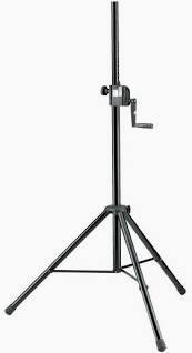 K&M 21302 Wind Up Speakers Stand